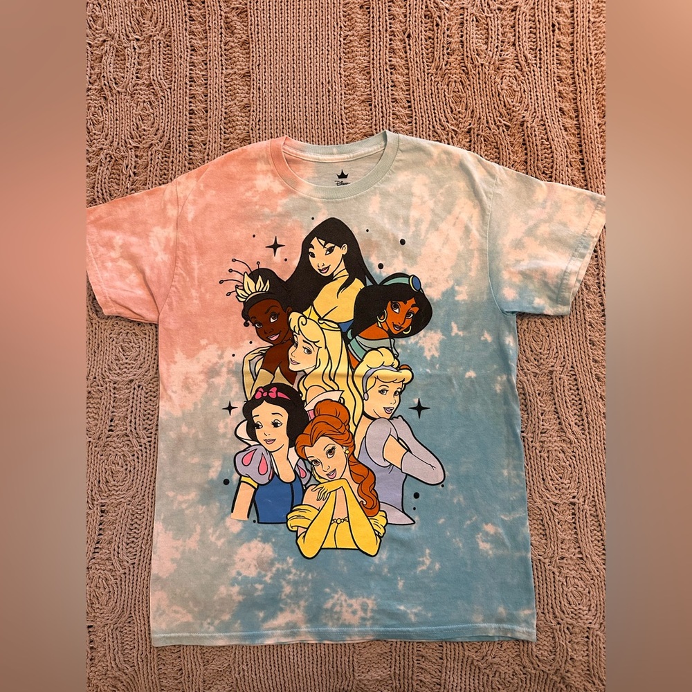 Disney Princess Tie-Dye Short Sleeve Tee
